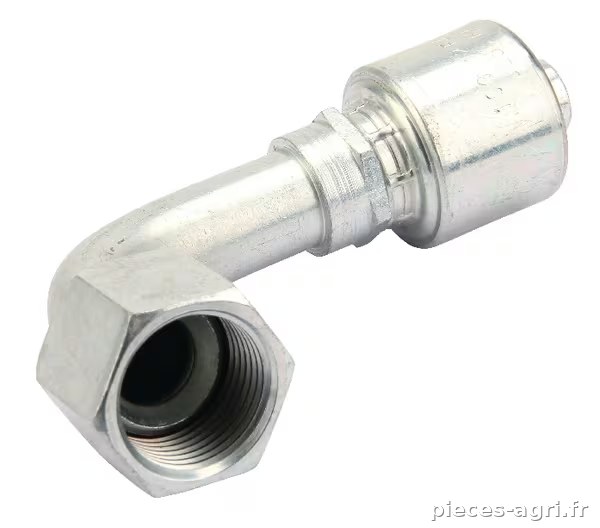 Racc. à sertir DN19-1"5/16 JIC 90° · réf. 12G16FJX90S