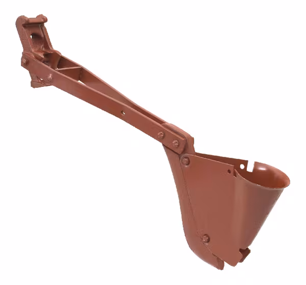 Support de fer pour soc semeur, court 350 mm · réf. 61003043080050
