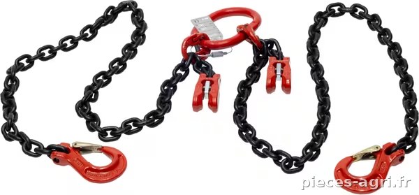 Suspension à chaîne 2 brins 2 m 10 mm · réf. H210SL2TYP1VKKS
