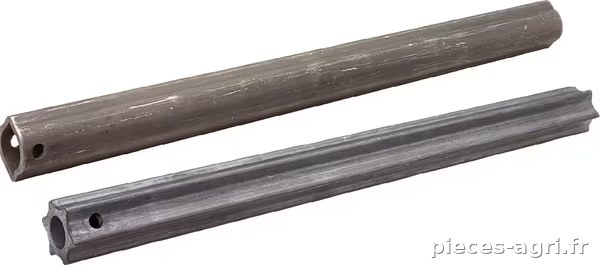 Tube profilé intérieur S4LH, en étoile, diamètre 51x37x6 mm, longueur : 680 mm · réf. 1134940