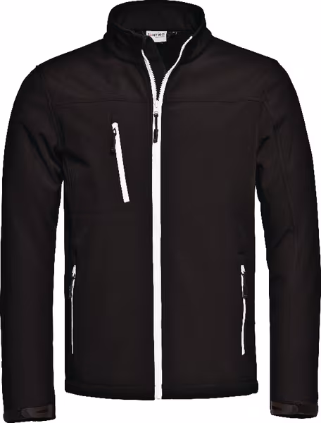 Veste Softshell, noir, taille 2XL, EU : 58-60 Santino · réf. C200154B2XL