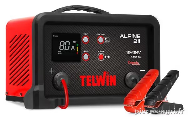 Chargeur de batterie Alpine 21i 12/24V · réf. 807943TEL