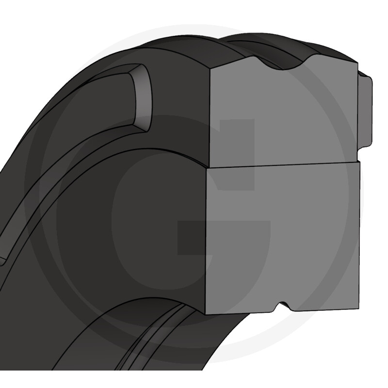 GRANIT Joint de piston double lèvre en TPU vue 2