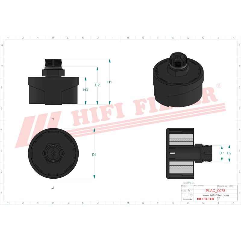 HIFI Filtre d'habitacle · réf. 5674878