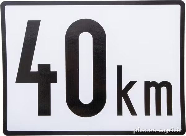 Panneau de signalisation en PV · réf. BF40A