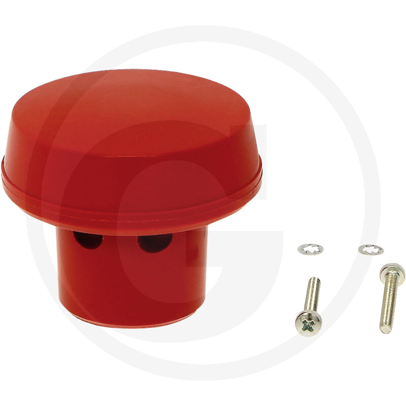 REMA Bouton de frappe standard rouge vue 2