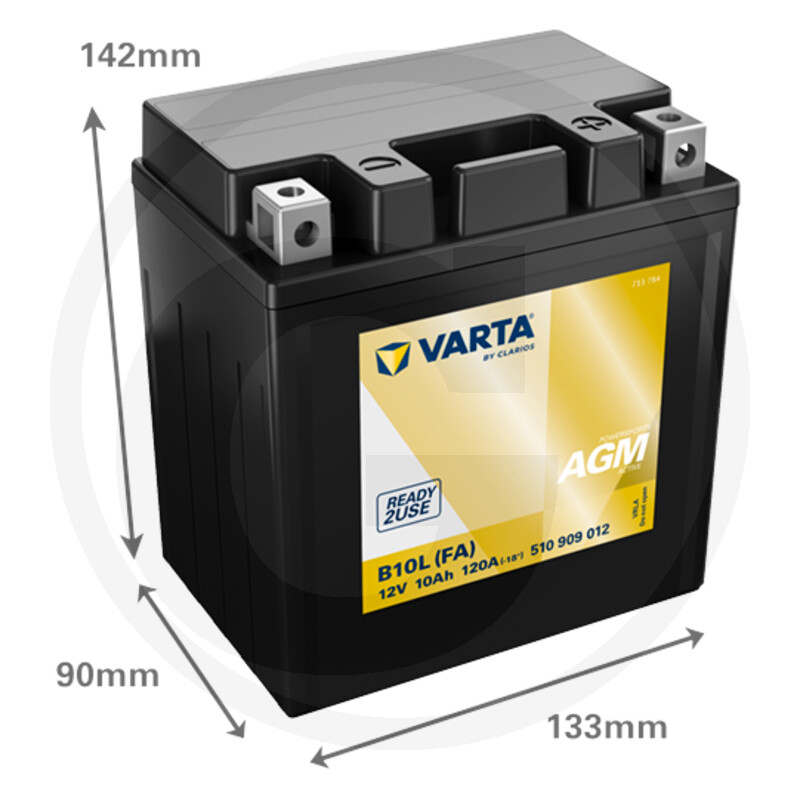 Varta Powersports AGM · réf. 19649060