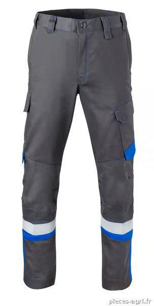 Pantalon 5-Safety, taille 56, anthracite/bleu, de HaVep · réf. 80340469AAR56