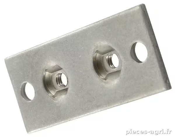 Plaque à visser inox Gr.4 vue 3