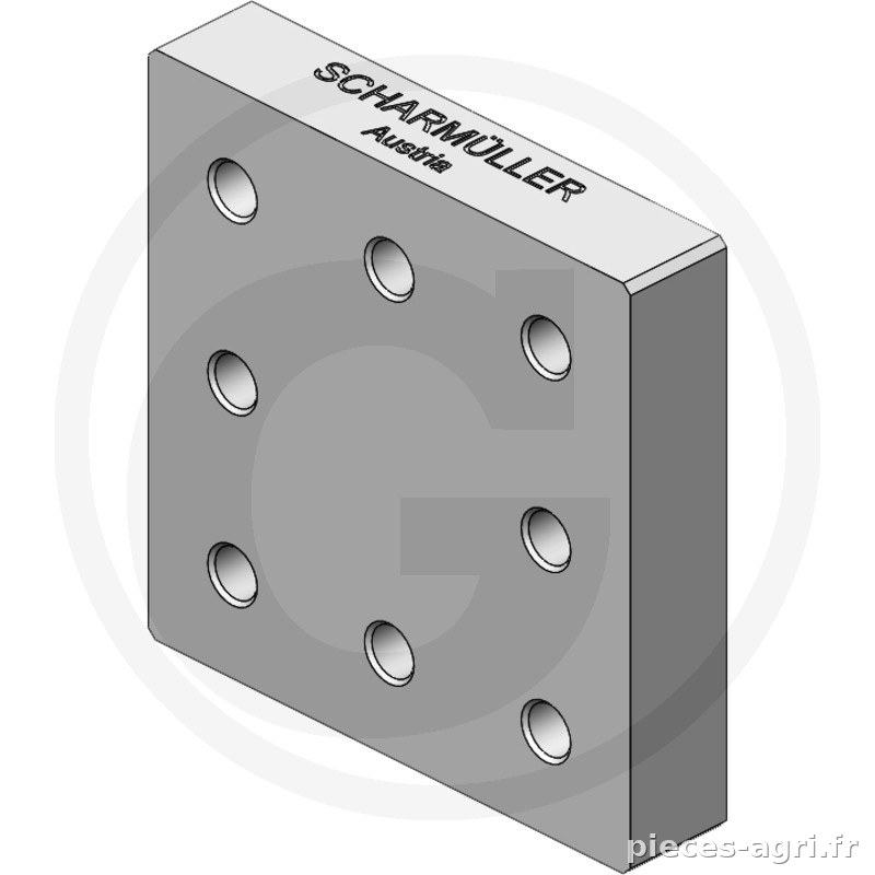 Scharmüller Plaque, à souder · réf. 77700645030