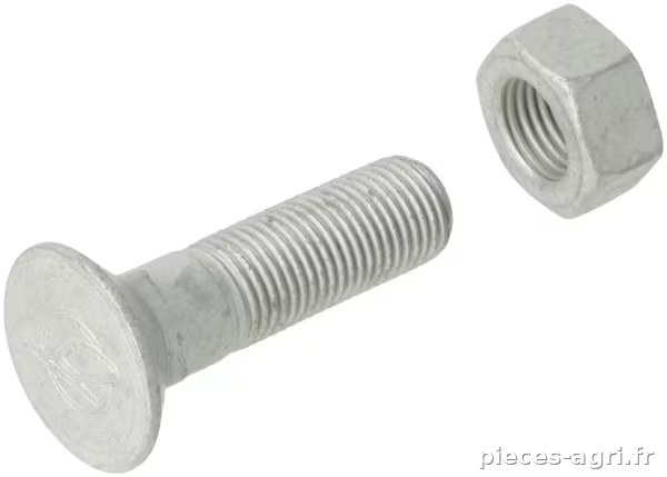 Vis à tête fraisée avec écrou M12x45-12.9-MUH-10 Zn · réf. 30110514