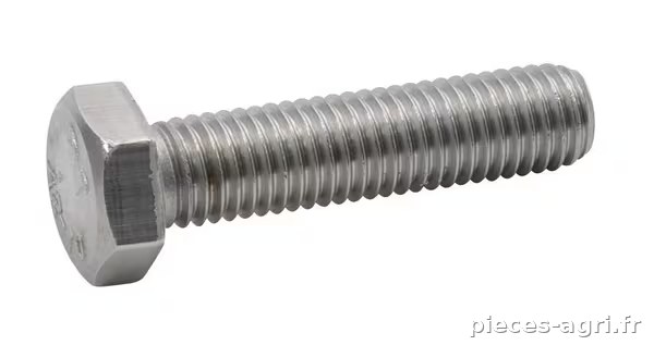 Boulon hexagonal entièrement fileté M10x35 inox-A2 · réf. 9331035RVSP050