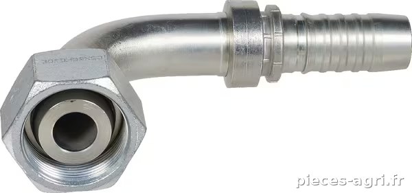 Racc. à sertir 90° DN25-M42x2 · réf. 16GS30FDHORX90