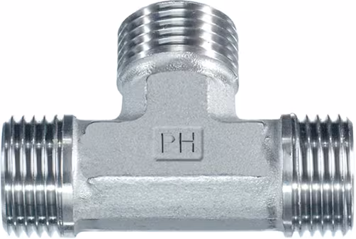 Raccord en T réglable 10L SS · réf. ETS10LSS