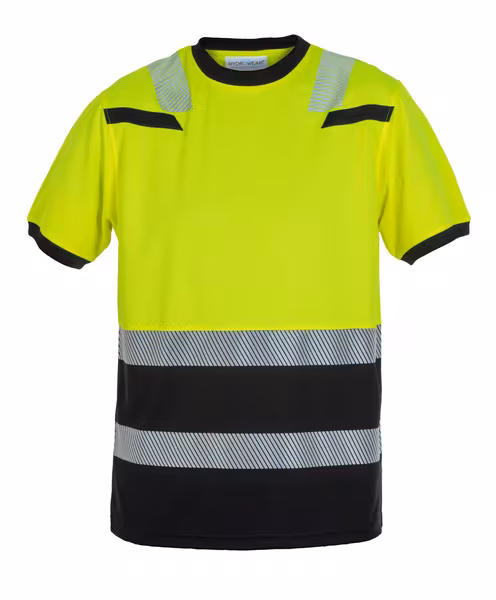 T-shirt haute visibilité L jaune/noir Tulsa · réf. 040465YBL