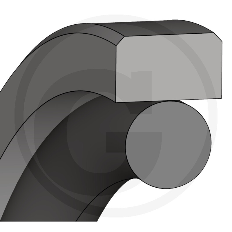 GRANIT Joint de piston double lèvre en PTFE vue 2