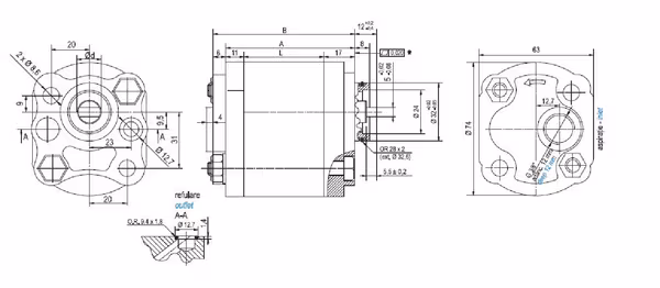 Pompe 3.2 cc D gr.1 vue 2