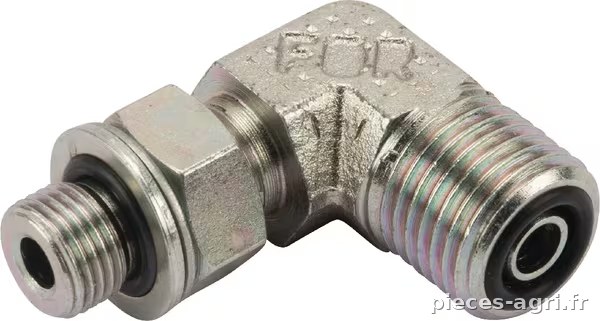 Raccord coudé ORFS 9/16-MG1/8 · réf. KIOB0902