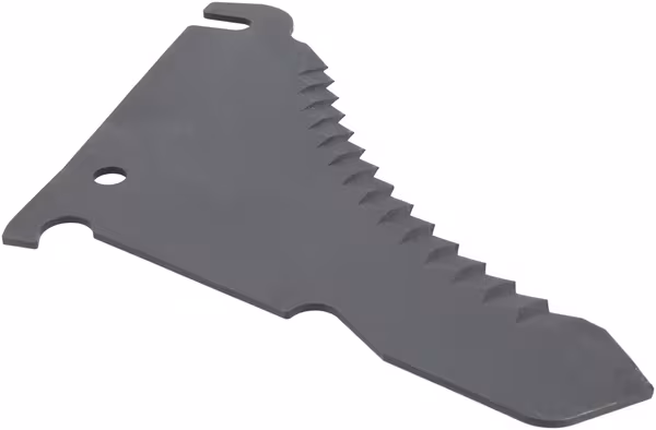 Couteau d’autochargeuse recouvert de carbure de tungstène · réf. 021011NC