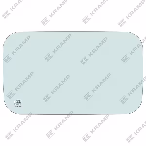 Lunette arrière incurvée sans trous · réf. CCGBOB013