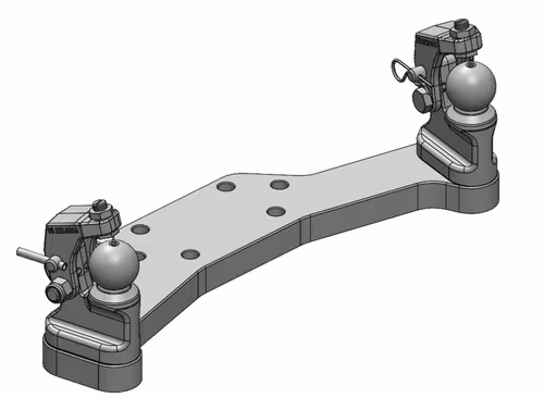 Direction forcée K50® D/G pour attelage de 50-55 mm · réf. 00522060A02