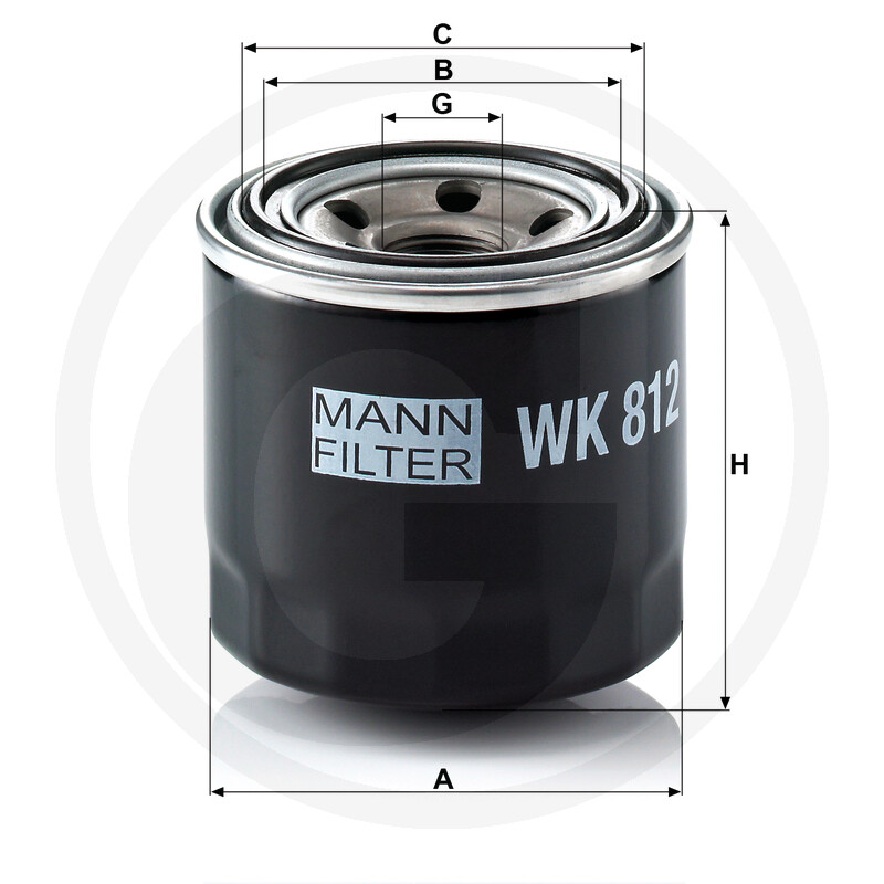 MANN FILTER Filtre à carburant · réf. 565WK812