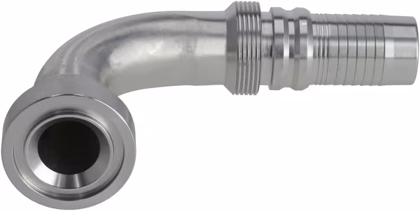Raccord à sertir 4SH-DN32 bride Ø 54,0 mm 90° · réf. SFSCH322090G2