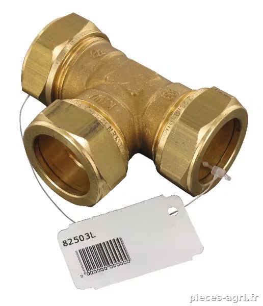 Raccord de serrage en T 28 mm · réf. 82503L