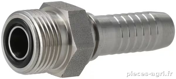 Raccord DN10-11/16 ORFS SS · réf. PCV1011SS