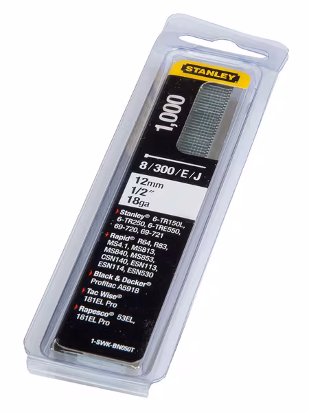 Clou 12mm type J - 1000 pièces · réf. 1SWKBN050T