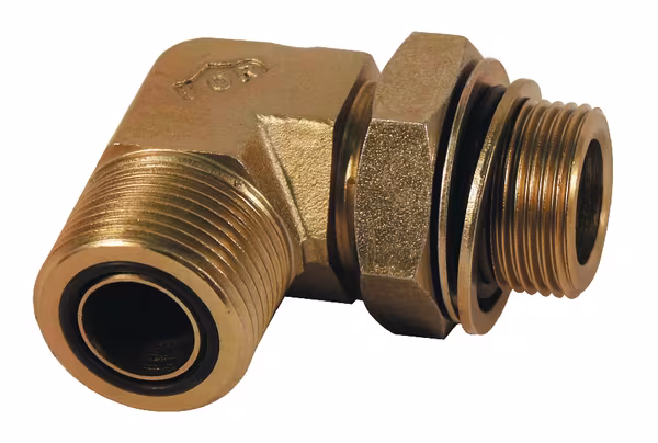 Raccord coude male ORFS/BSP 11/16 - 1/4 · réf. KIOB1104