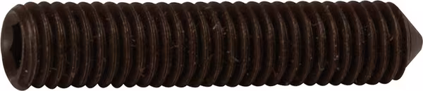 Vis sans tête six pans creux bout pointeau M6x6 noire · réf. 91466B