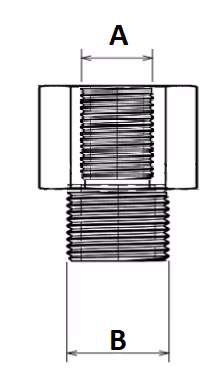 Adapt. fem/mâle M10x1-M12x1,5 vue 4