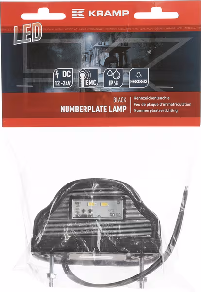 Eclairage de plaque immatriculation LED câble 2 m · réf. LA410022M