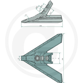GRANIT ENDURANCE Carbide Soc à patte d'oie · réf. 19055350
