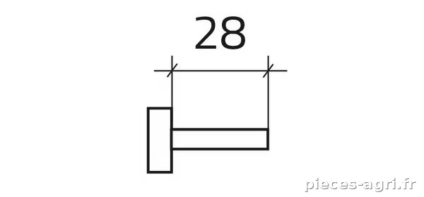 Vis pour 1 x F1/FA/FC vue 2
