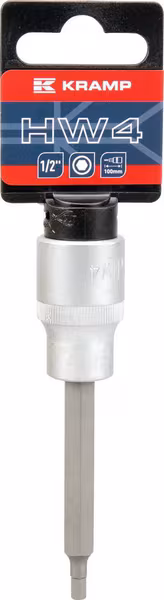 Douille de tournevis longue 1/2" Hex 4 mm vue 2