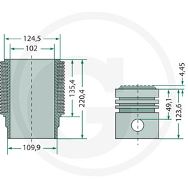 KS Kit cylindrée complet · réf. 75790669961