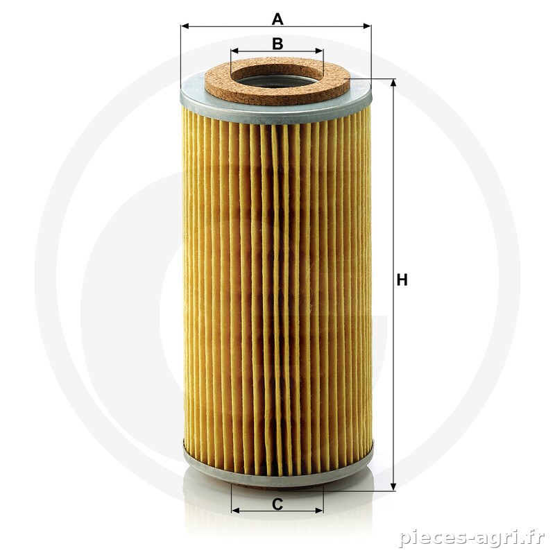 MANN FILTER Filtre à huile moteur vue 3