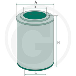 MANN FILTER Filtre à huile moteur · réf. 565H804X