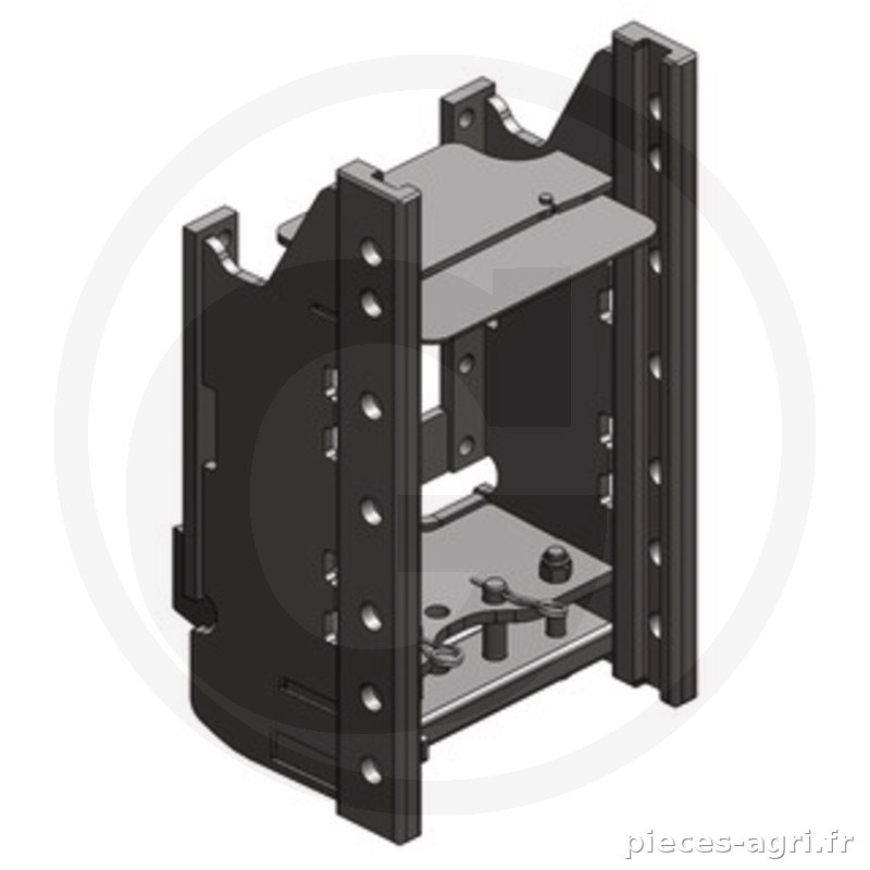 Scharmüller Support d'attelage avec glissières · réf. 77700162080