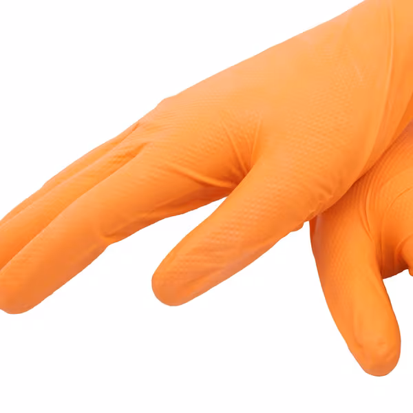 Gants Grip Orange XL 100 pièces vue 2