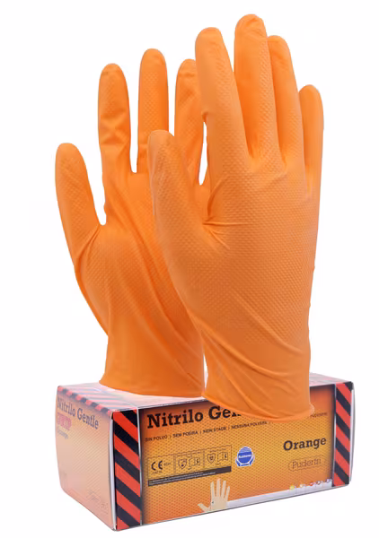 Gants Grip Orange XL 100 pièces vue 6