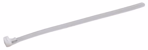 Colliers de serrage détachables 7,6 x 300 mm, blancs, lot de 100 · réf. TRR76300WHI