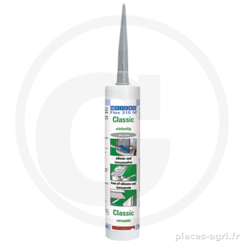 WEICON Colle et mastic gris RAL 7000 · réf. 50013305310