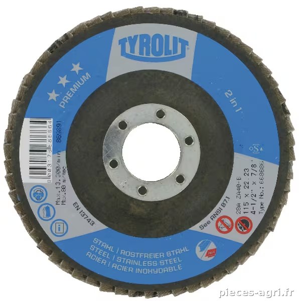 Disques abrasifs à lamelles K80 · réf. K192204