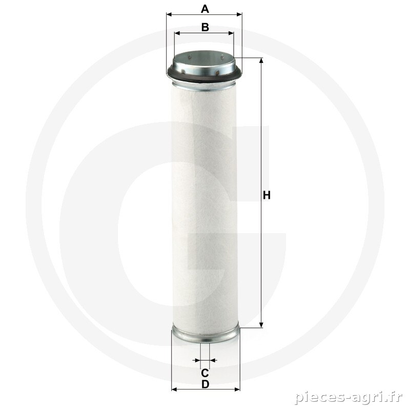 MANN FILTER Filtre à air secondaire vue 3