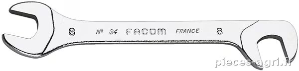 Clé plate, 17 mm, Facom · réf. 3417