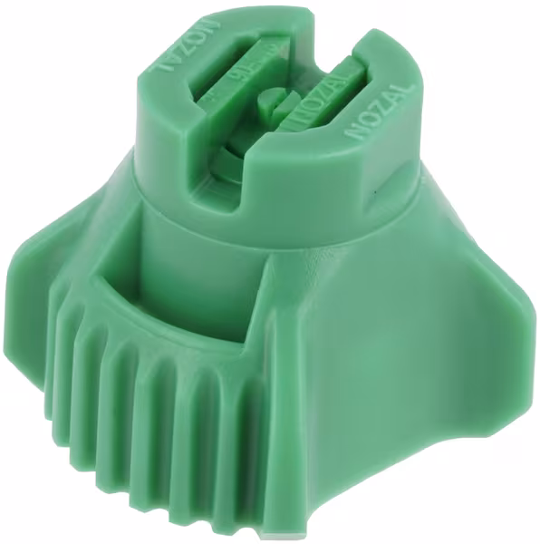Jeu de buses à jet plat (8 pcs) RFX 90° 015 vert · réf. RFX90015P008
