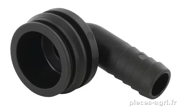 Raccord de tuyau 90° 16 mm avec connexion mâle T5 · réf. 1191516